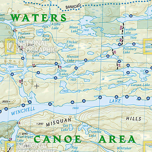 Boundary Waters Canoe Area Wilderness East and West 2-Map Set