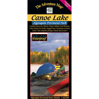 Algonquin Provincial Park 7 Canoe Lake Tom Thomson Lake Map