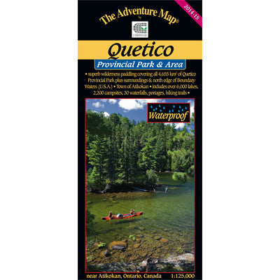 Quetico Provincial Park & Area Map